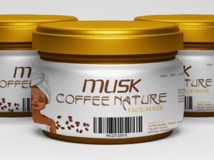 coffee nature face mask